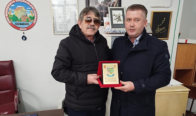 Čaška Belediyesi Başkanı Goran Stojanovski, EGEMAKGÖÇ'ü Ziyaret Etti