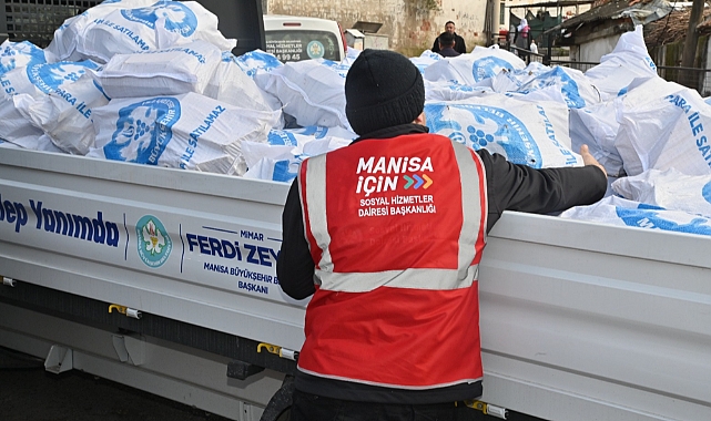 Manisa'da Odun Yardımı Binlerce Aileye Ulaşıyor