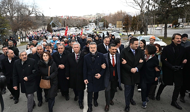 Mansur Yavaş'tan Maden İşçilerine Destek