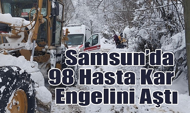 Samsun'da 98 Hasta Kar Engelini Aştı