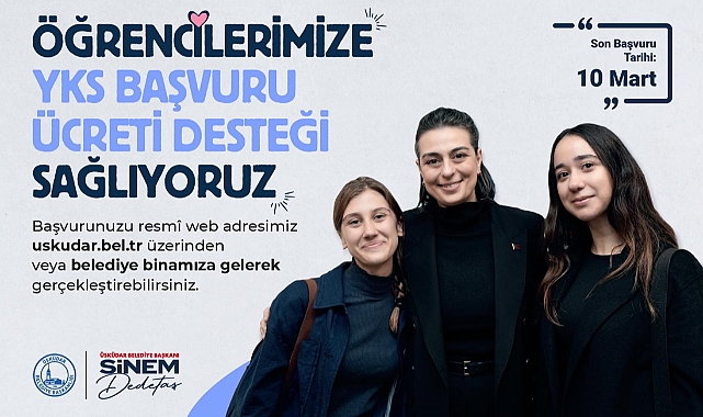 Üsküdar Belediyesi’nden YKS’ye Girecek Öğrencilere Destek