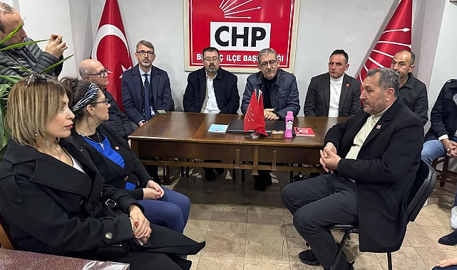 CHP Bigadiç İlçe Başkanlığı’nda Önemli Ziyaret