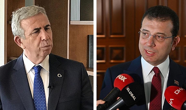 MANSUR YAVAŞ VE EKREM İMAMOĞLU ARASINDA SALON GERİLİMİ