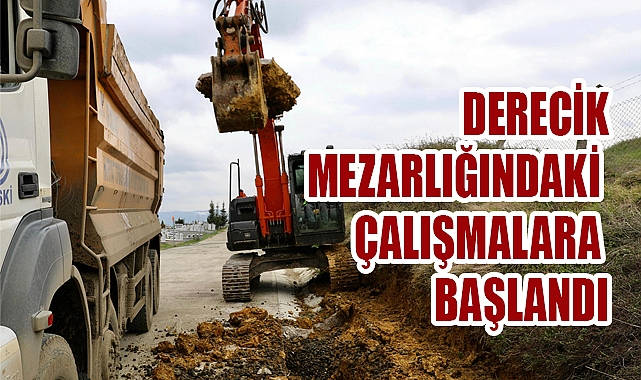 Samsun Büyükşehir Belediyesi Derecik Mezarlığı’nda Zemin Güçlendirme Çalışmalarına Başladı