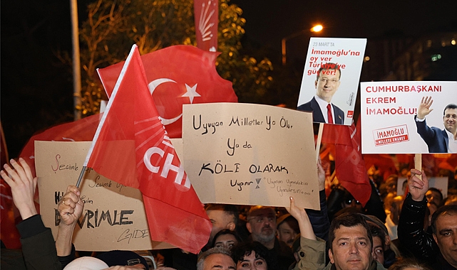 Samsun’da İmamoğlu Sürecine Tepki mitingi