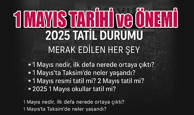 1 Mayıs'ın Tarihi, Önemi ve 2025 Tatil Durumu: Merak Edilen Her Şey