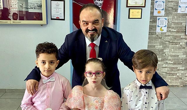 Alaçam'da 23 Nisan'a özel anlam yüklü resim sergisi açıldı