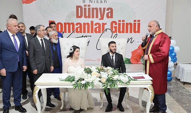 Canik'te Roman Çiftler Dünyaevine Girdi