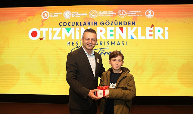 ‘Çocukların Gözünden Otizmin Renkleri’ Yarışmasında Ödüller Sahiplerini Buldu