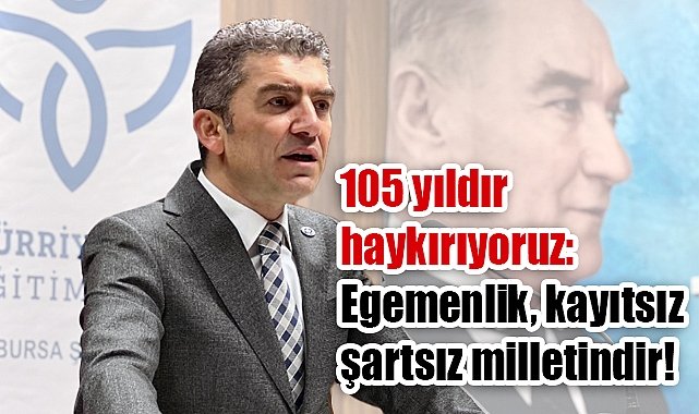 Hür-Sen Genel Başkanı Levent Kuruoğlu'ndan 23 Nisan Mesajı: Egemenlik, Kayıtsız Şartsız Milletindir!