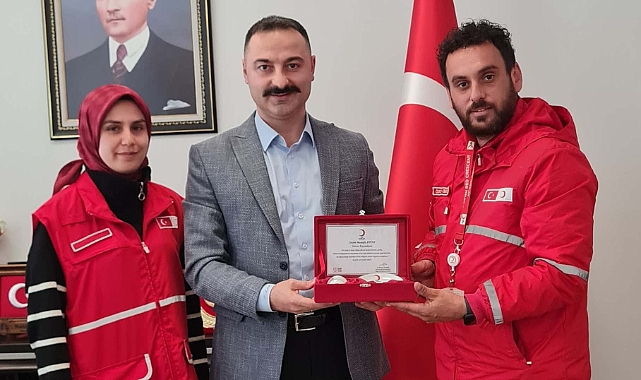 Kızılay’dan Havza Kaymakamı Ayvat’a Teşekkür Ziyareti