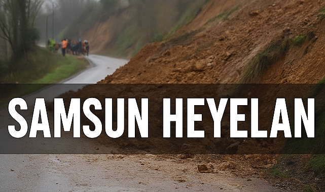 Samsun Canik İlçesinde Heyelan