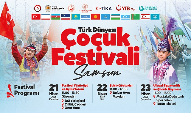 Türk Dünyası Çocukları Samsun’da Buluşuyor