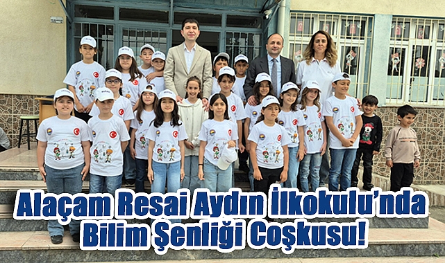 Alaçam Resai Aydın İlkokulu’nda 4. Sınıflar Bilim Şenliği Coşkusu!