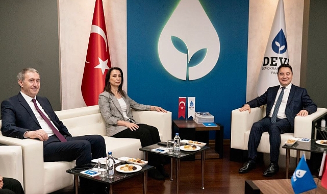 Ali Babacan, DEM Parti Eş Genel Başkanlarını Ağırladı