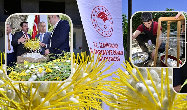 Beydağ’da Kozalar İpek Açtı