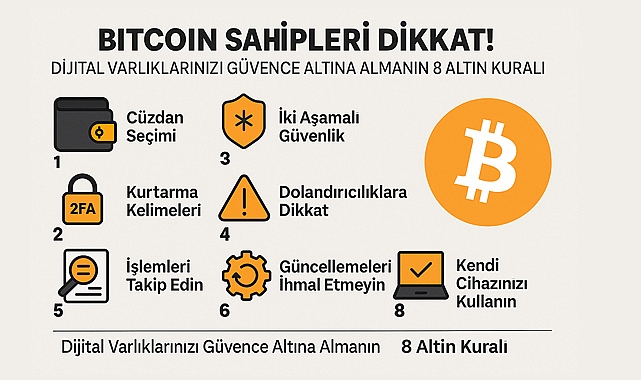 Bitcoin Sahipleri Dikkat! Dijital Varlıklarınızı Güvence Altına Almanın 8 Altın Kuralı