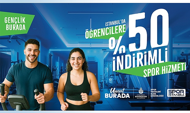 İstanbul’da Öğrencilere Spor Müjdesi: Yüzde 50 İndirim Başladı