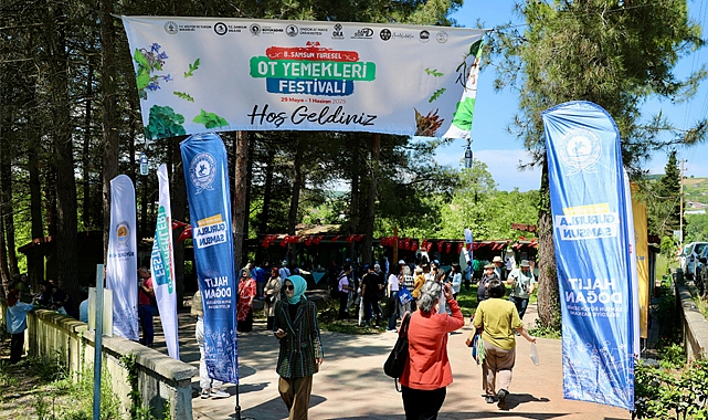 Ot Yemekleri Festivali Samsun’da Yoğun İlgiyle Başladı