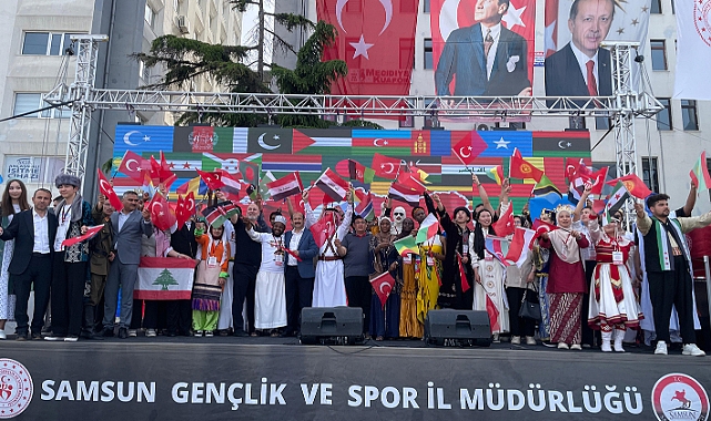 Samsun'da Uluslararası Öğrenciler Kültürlerini Tanıttı