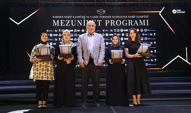 Canik Keşif Kampüsü'nde Mezuniyet Coşkusu