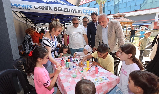 Canik’te Çocuklardan Başkan Sandıkçı’ya Sevgi Seli