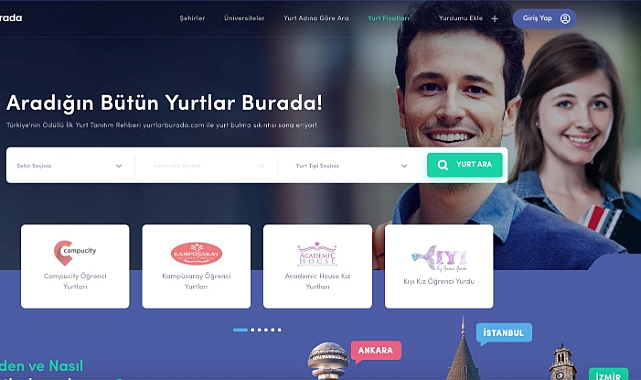 DORM HOUSE, TANITIM İÇİN YURTLARBURADA.COM’U SEÇTİ