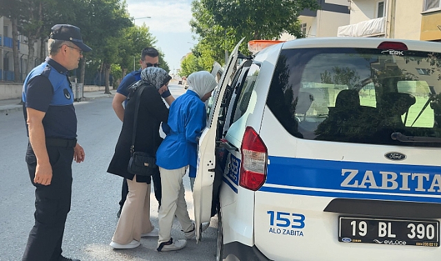 Öğrencilerin İmdadına Zabıta Yetişti