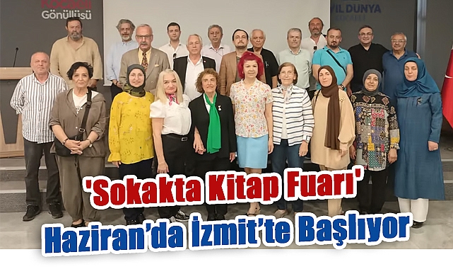 '41 Çınar 41 Yazar Sokakta Kitap Fuarı' 17-22 Haziran’da İzmit’te Gerçekleştirilecek