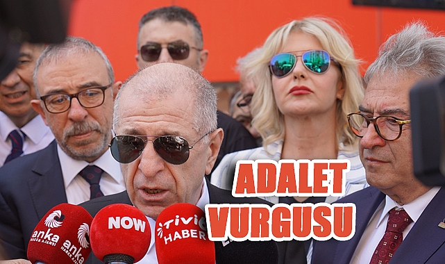 Ümit Özdağ’dan Genel Merkez Önünde Adalet Vurgusu