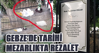 Gebze'nin Göbeğinde Tarihi Mezarlıkta Çirkeflik!
