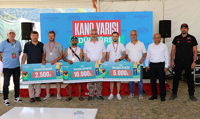 KapıkayaFest'te bir ilk: Kral Mezarları Kano Yarışı ile adrenalin doruktaydı