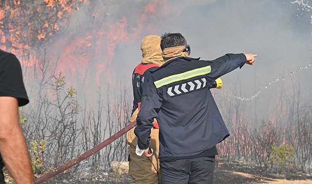 Manisa Büyükşehir’den Kayapınar’daki Orman Yangınına Hızlı Müdahale