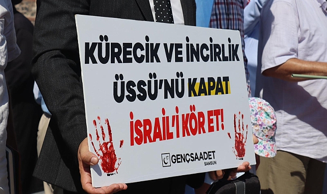 Saadetli gençlerden Samsun'da Gazze İçin Çağrı