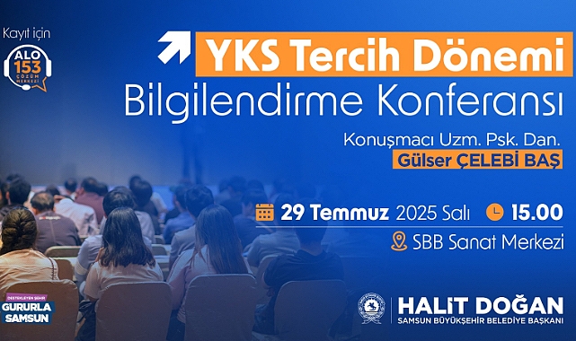 Samsun Büyükşehir’den YKS Adaylarına Bilgilendirme Konferansı