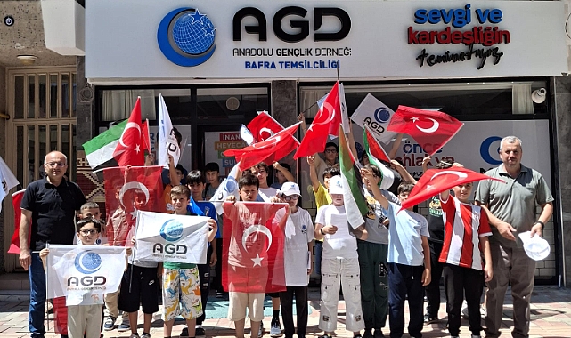 Samsun'da Çocuklardan Gazze İçin Anlamlı Çağrı: 'Çocukların Haykırışı'