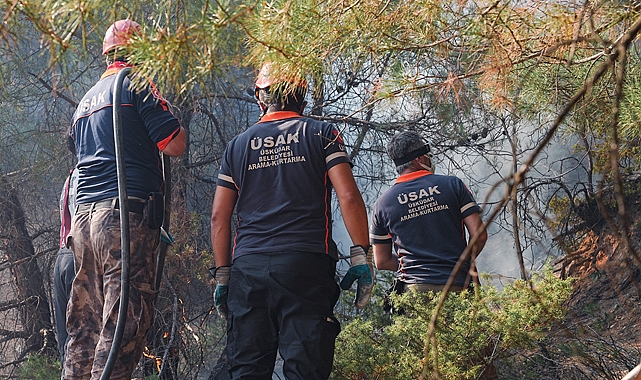 Üsküdar Belediyesi’nden Eskişehir ve Uşak’taki Yangınlara Etkin Destek!