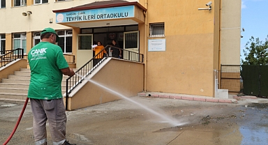 Canik Belediyesi Okulları Yeni Eğitim Yılına Hazırlıyor