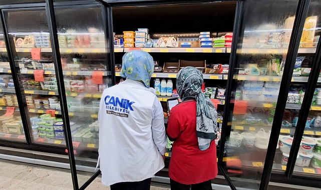 Canik’te soğuk gıda ürünlerine sıkı denetim