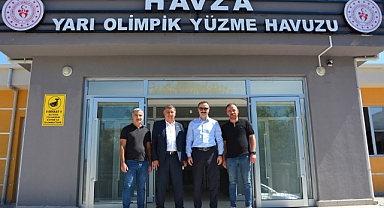 Havza’da Yarı Olimpik Yüzme Havuzu Hizmete Girdi