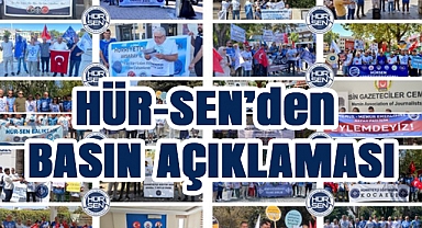 Hür-Sen Başkanı Kuruoğlu: 'Memurlara reva görülen sefalet zammını kabul etmiyoruz'