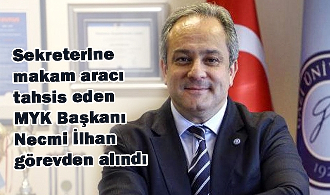 Sekreterine makam aracı tahsis eden başkan görevden alındı