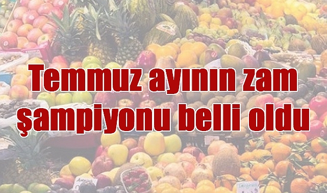 Temmuz Ayının Zam Şampiyonu Belli Oldu: Doğalgaz ve Abonelik Ücretleri Zirvede, Patates ve Meyveler Ucuzladı
