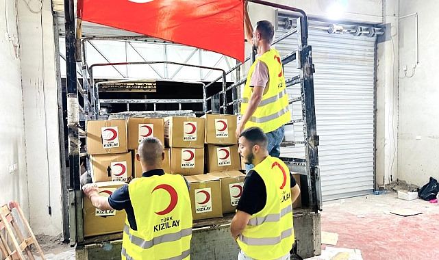 Türk Kızılay’dan Batı Şeria’daki Cenin Kentine 1200 Gıda Kolisi Yardımı