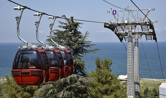 Amisos Teleferik Hattı’na yoğun ilgi