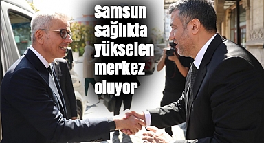 Başkan Doğan, Sağlık Bakanı Memişoğlu’nu Samsun’da ağırladı