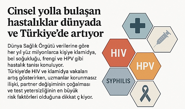 Cinsel yolla bulaşan hastalıklar dünyada ve Türkiye’de artıyor