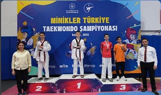 İlkadım Belediyesporlu Yusuf Demir Türkiye Şampiyonu oldu