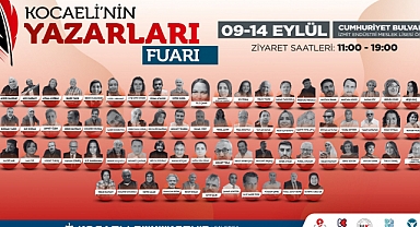 Kocaeli'nin yazarları okurlarıyla buluşuyor