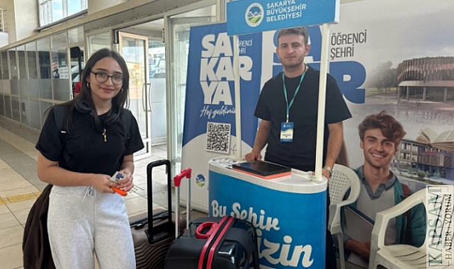 Sakarya'da üniversite öğrencilerine sıcak karşılama